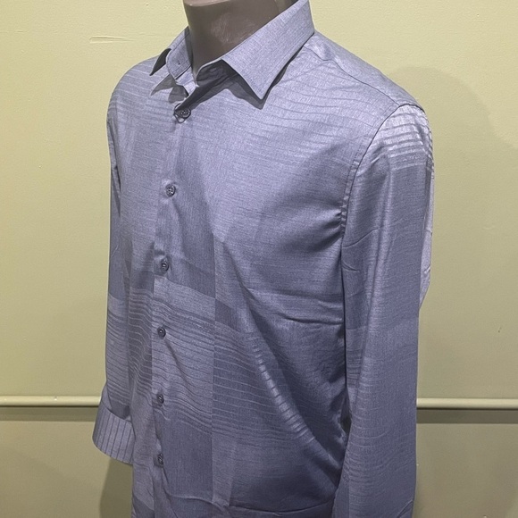 Deniko shirt button front gray regular fit - Picture 3 of 4